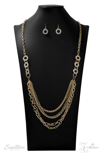 The Melissa Gold Zi Necklace - Paparazzi Accessories