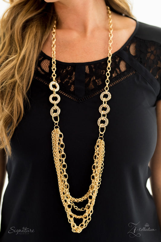 The Melissa Gold Zi Necklace - Paparazzi Accessories