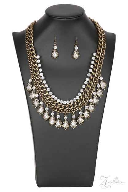 Revolution Brass Zi Necklace - Paparazzi Accessories