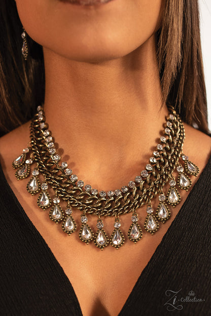 Revolution Brass Zi Necklace - Paparazzi Accessories