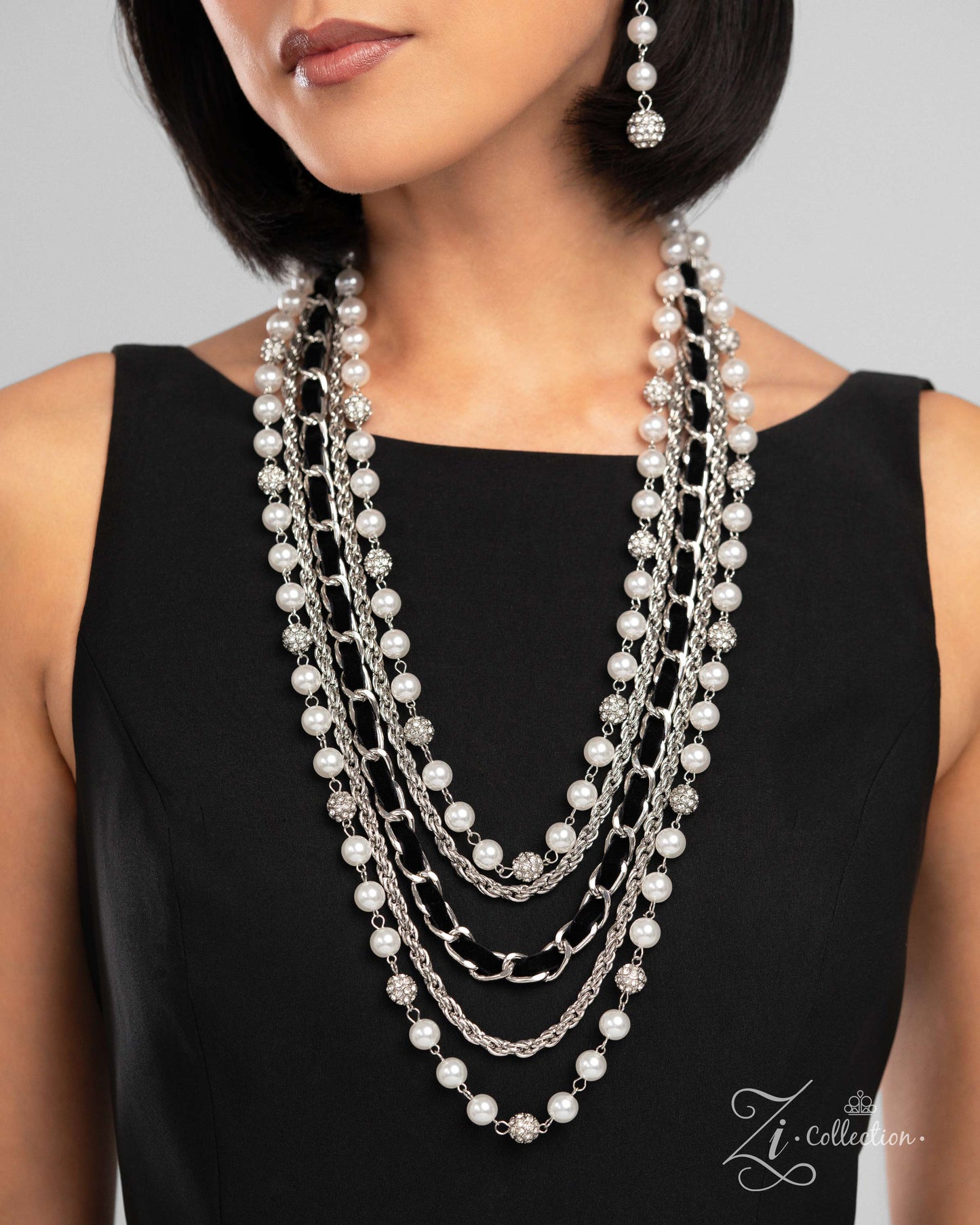 Nostalgic Pearl 2024 Zi Necklace - Paparazzi Accessories