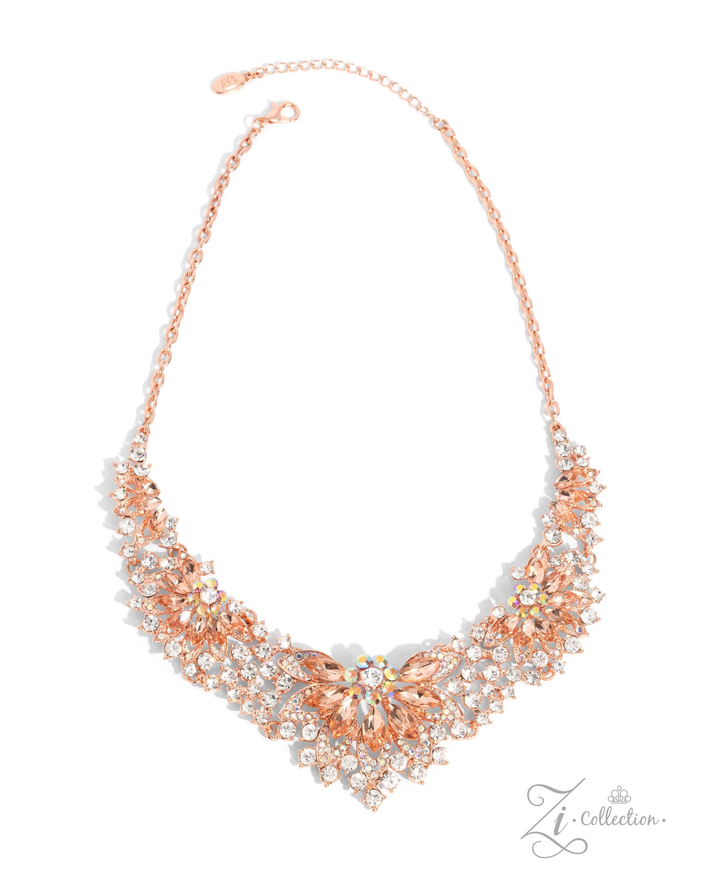 Endearing Shiny Copper 2024 Zi Necklace - Paparazzi Accessories