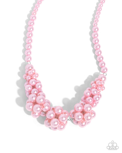 Austen Adornment Pink Pearl Necklace - Paparazzi Accessories