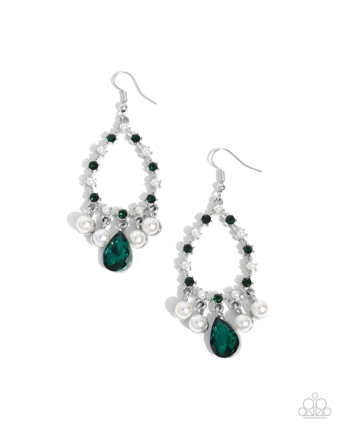 Baroness Behavior Green Earring - Paparazzi Accessories