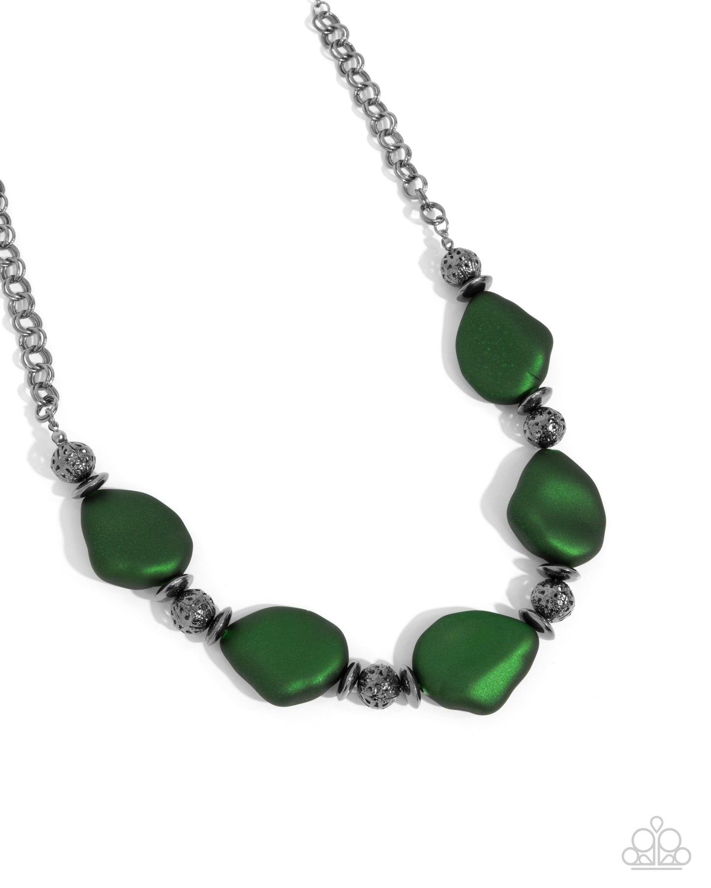 Refulgent Reformation Green Necklace - Paparazzi Accessories