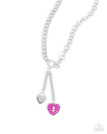 Momentary Bliss Pink Complete Look Necklace and Bracelet Set - Paparazzi Accessories