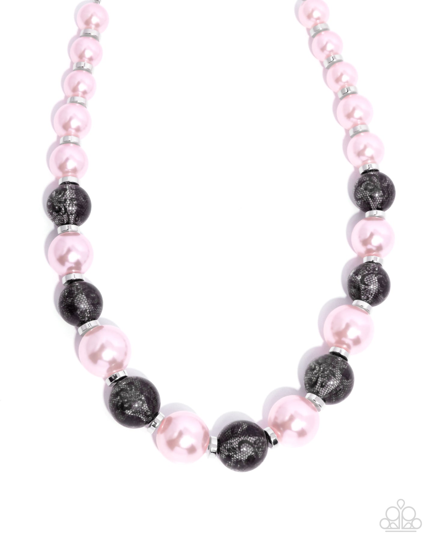 Lacy Lady Pink Complete Look Necklace & Bracelet Set - Paparazzi Accessories