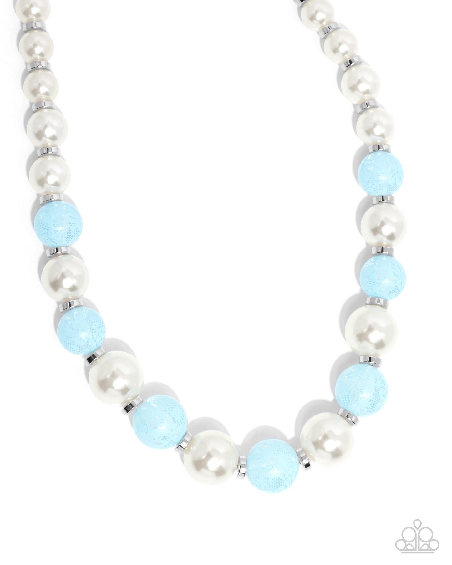 Lacy Lady Blue Complete Look Necklace & Bracelet Set - Paparazzi Accessories