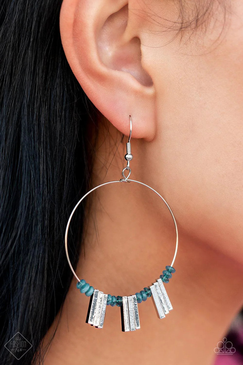 Earring: "Luxe Lagoon - Blue" (P5SE-BLXX-327KF)