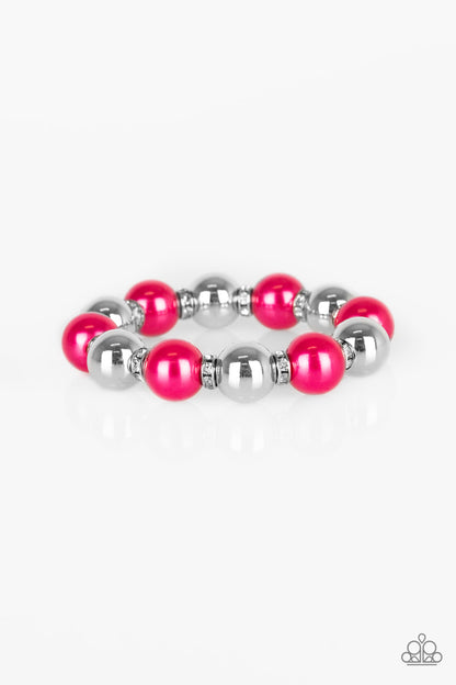 So Not Sorry Pink Bracelet - Paparazzi Accessories