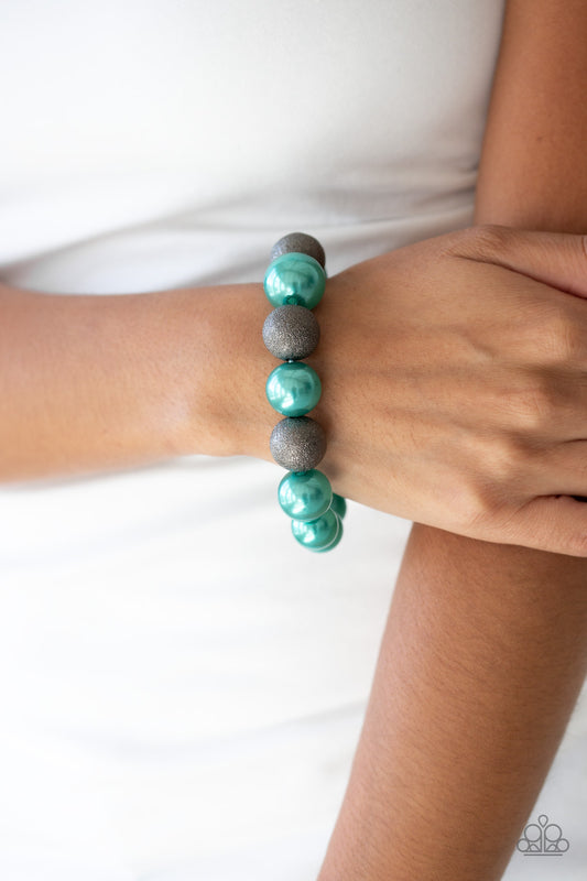 Humble Hustle Green Bracelet - Paparazzi Accessories