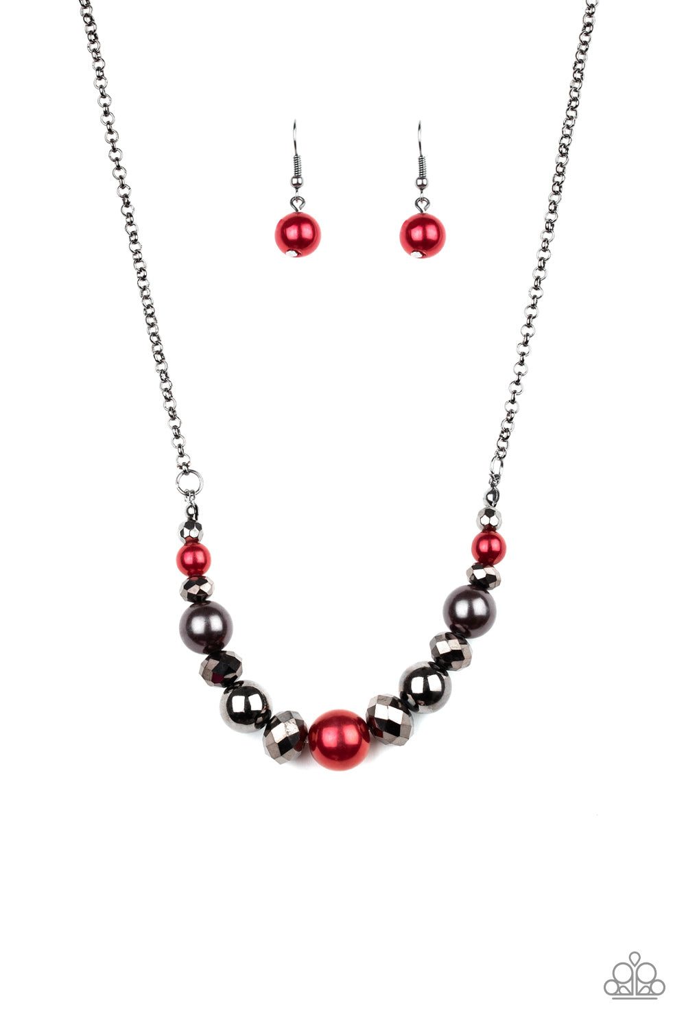 The Big-Leaguer Multi Necklace - Paparazzi Accessories