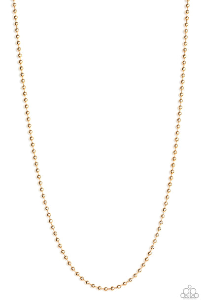 Cadet Casual Gold Urban Necklace - Paparazzi Accessories