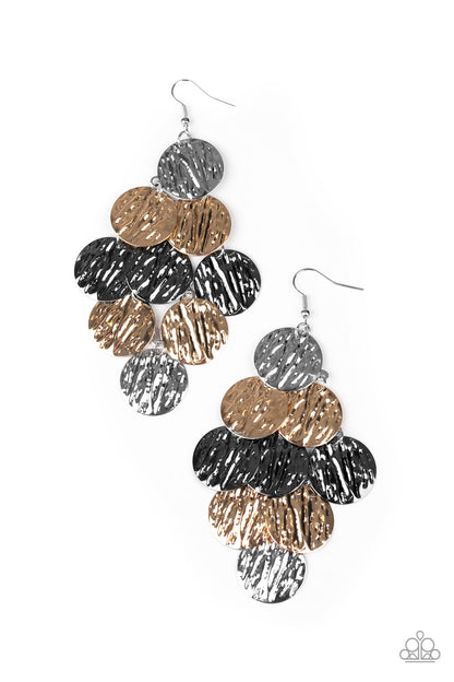 Uptown Edge Multi Earring - Paparazzi Accessories