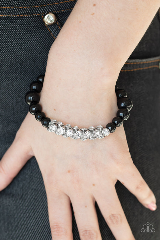 Traffic-Stopping Sparkle Black Bracelet - Paparazzi Accessories