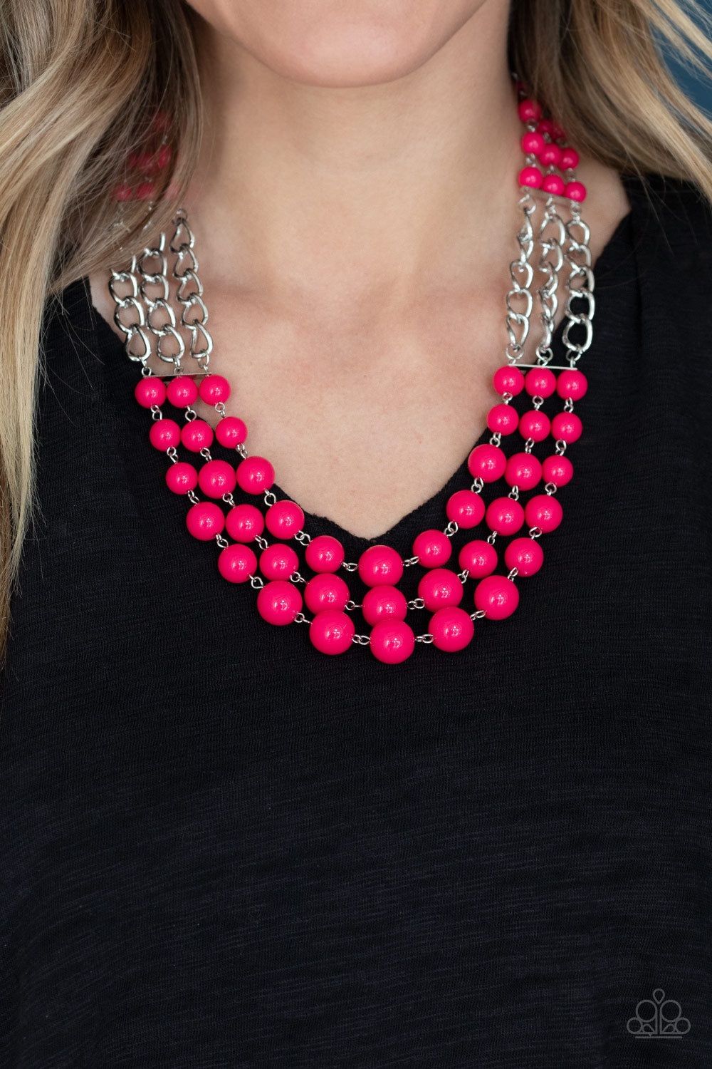 A La Vogue Pink Necklace - Paparazzi Accessories