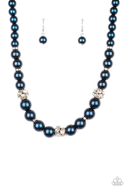 Rich Girl Refinement Blue Necklace - Paparazzi Accessories