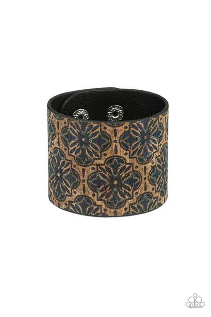 Cork Culture Blue Bracelet - Paparazzi Accessories