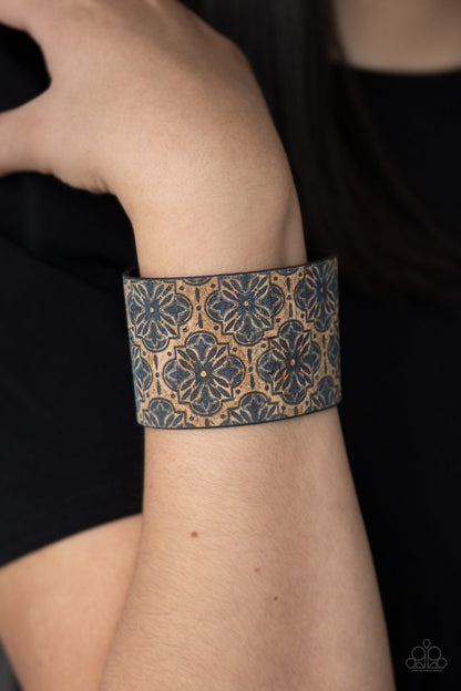 Cork Culture Blue Bracelet - Paparazzi Accessories