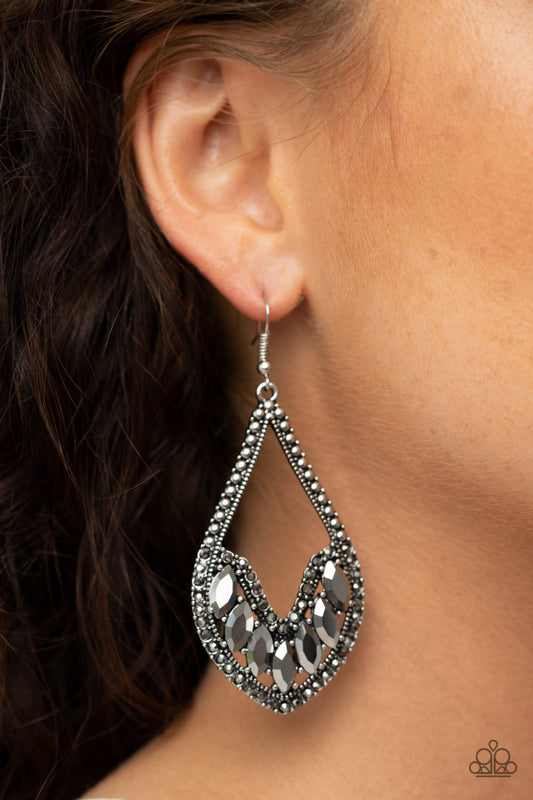 Ethereal Expressions Silver Earring - Paparazzi Accessories