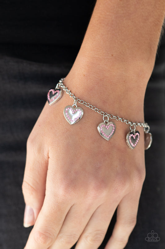 Matchmaker, Matchmaker Pink Bracelet - Paparazzi Accessories