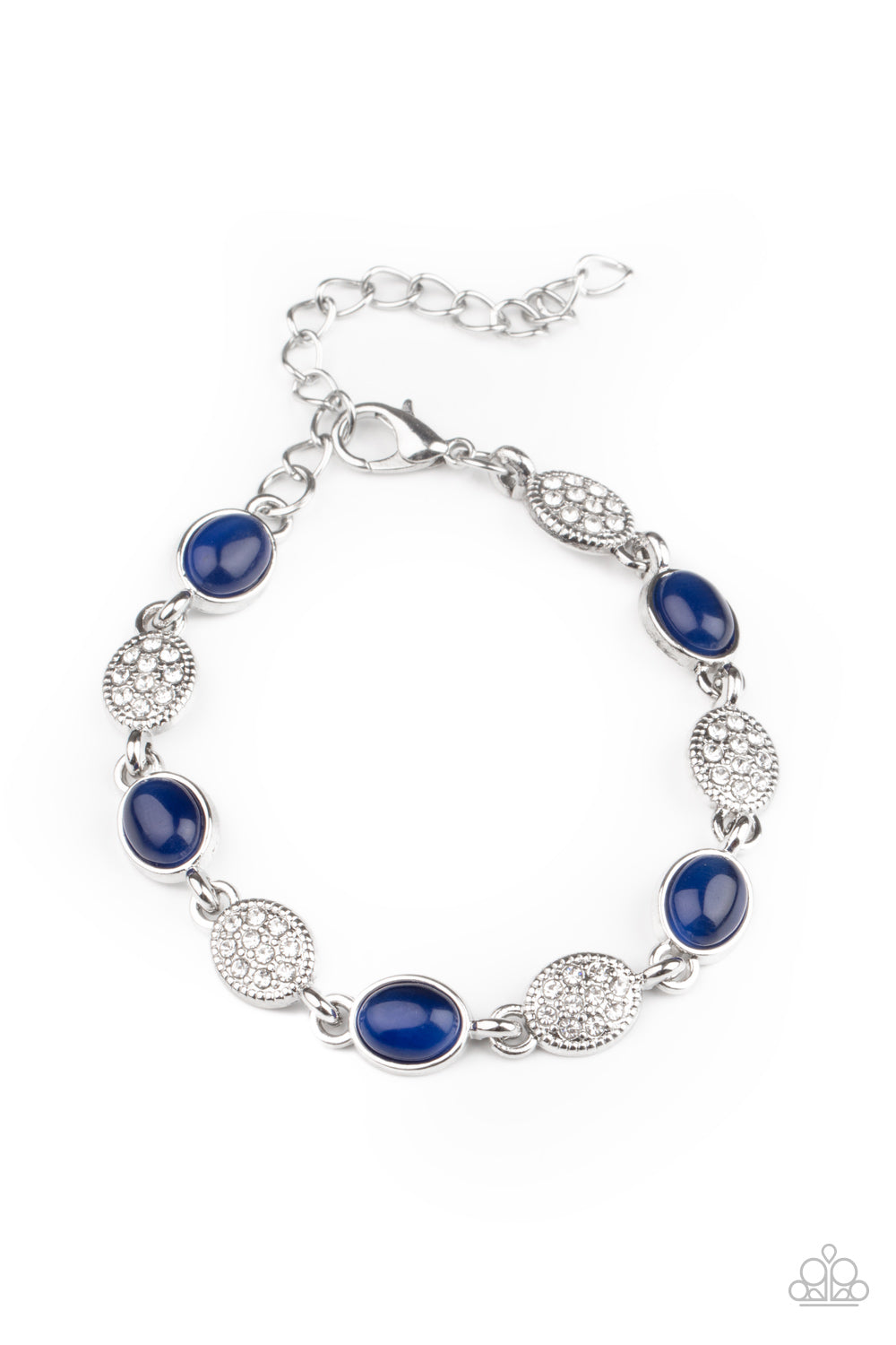 Stop and GLOW Blue Bracelet - Paparazzi Accessories