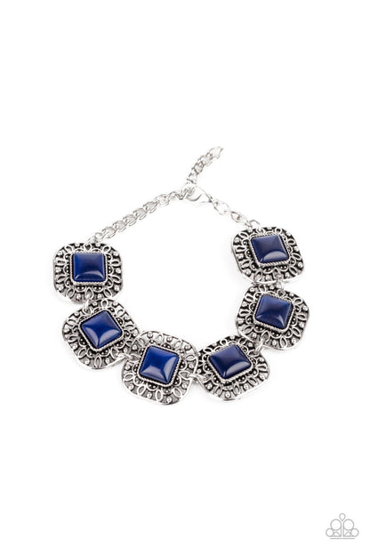 Dreamy Destinations Blue Bracelet - Paparazzi Accessories