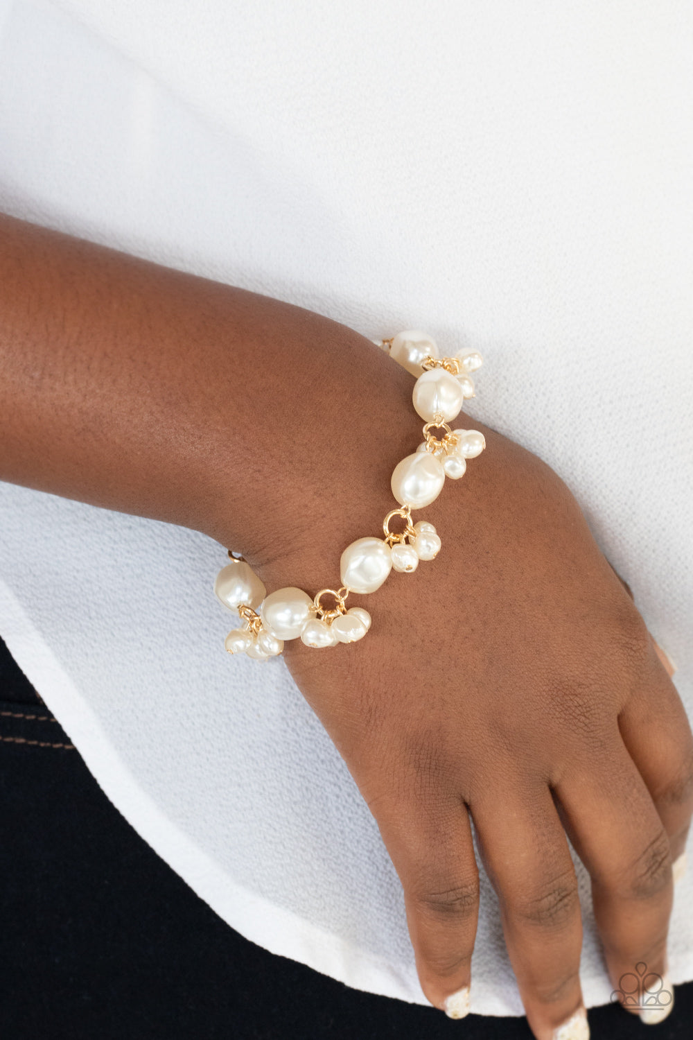 Imperfectly Perfect Gold Bracelet - Paparazzi Accessories