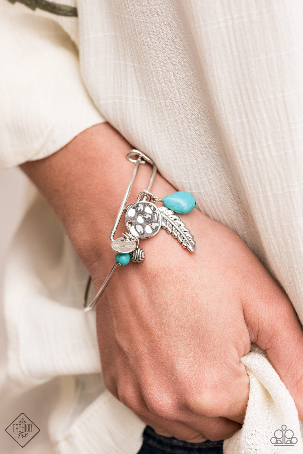 Root and RANCH Blue Bracelet - Paparazzi Accessories