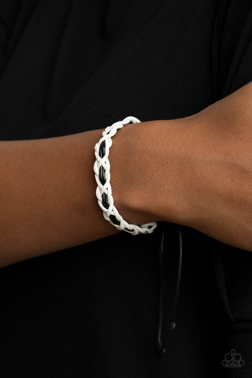 Wanderlust Vibes White Urban Bracelet - Paparazzi Accessories