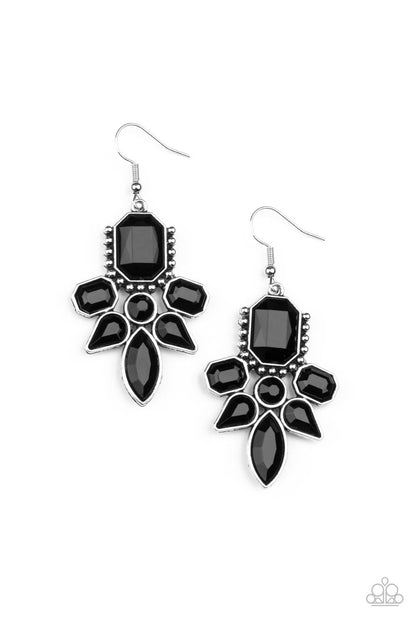 Vacay Vixen Black Earring - Paparazzi Accessories