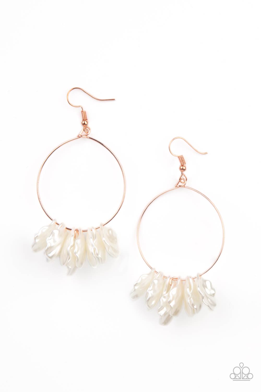 Sailboats and Seashells Copper Earring - Paparazzi Accessories