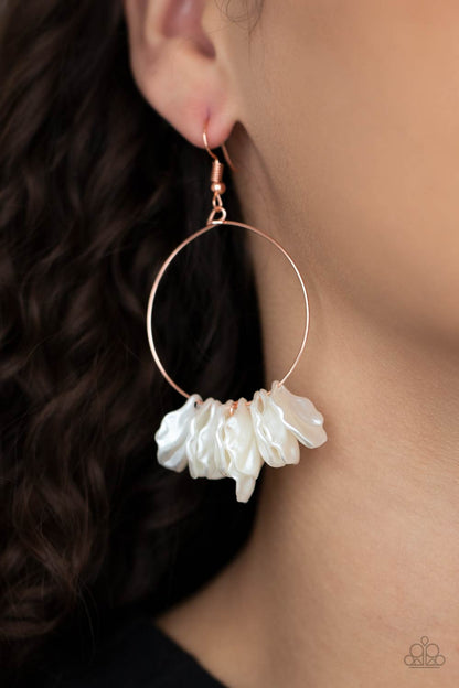 Sailboats and Seashells Copper Earring - Paparazzi Accessories