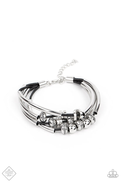 We Aim To Please Black Bracelet - Paparazzi Accessories