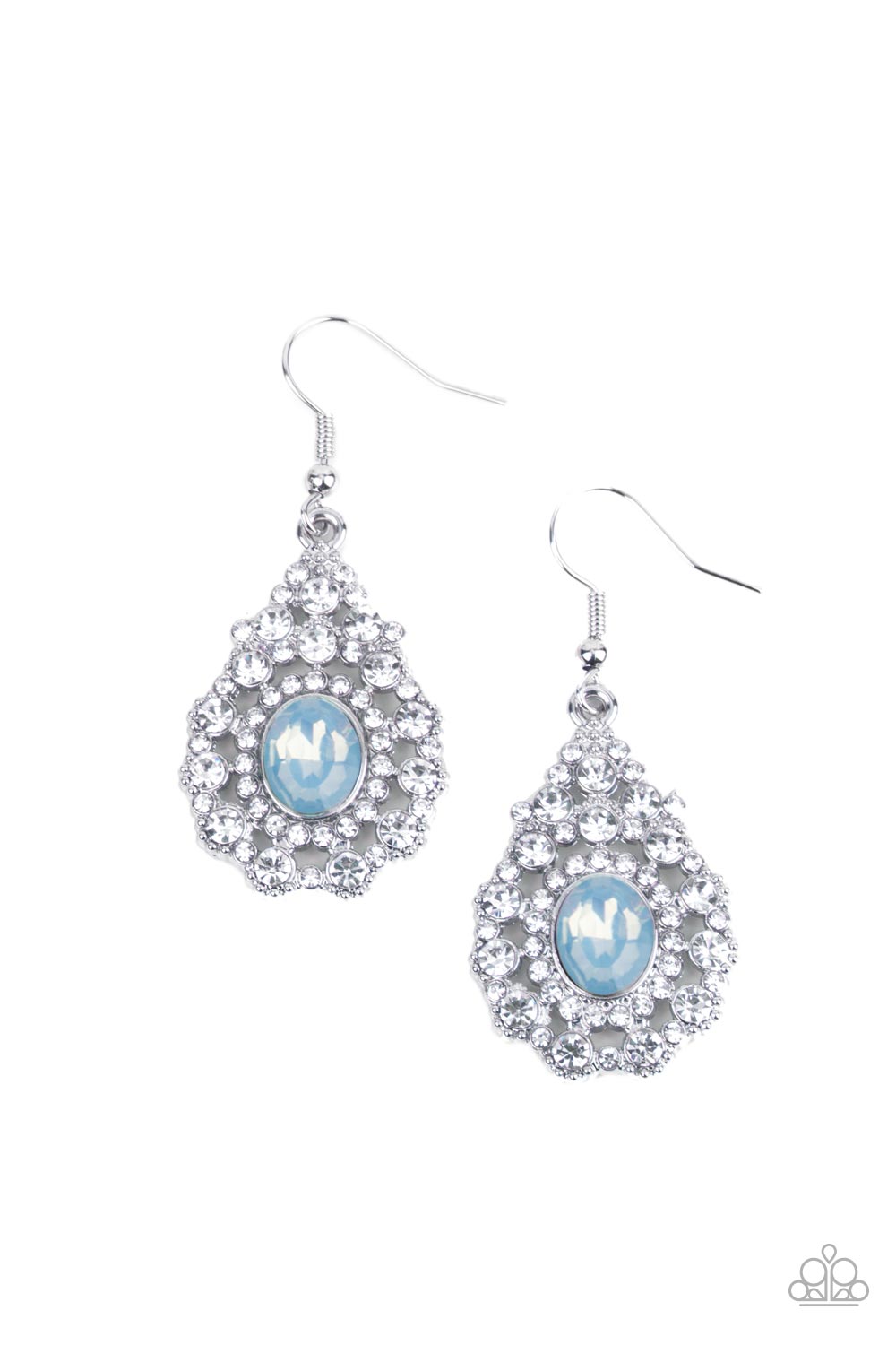 Celestial Charmer Blue Earring - Paparazzi Accessories