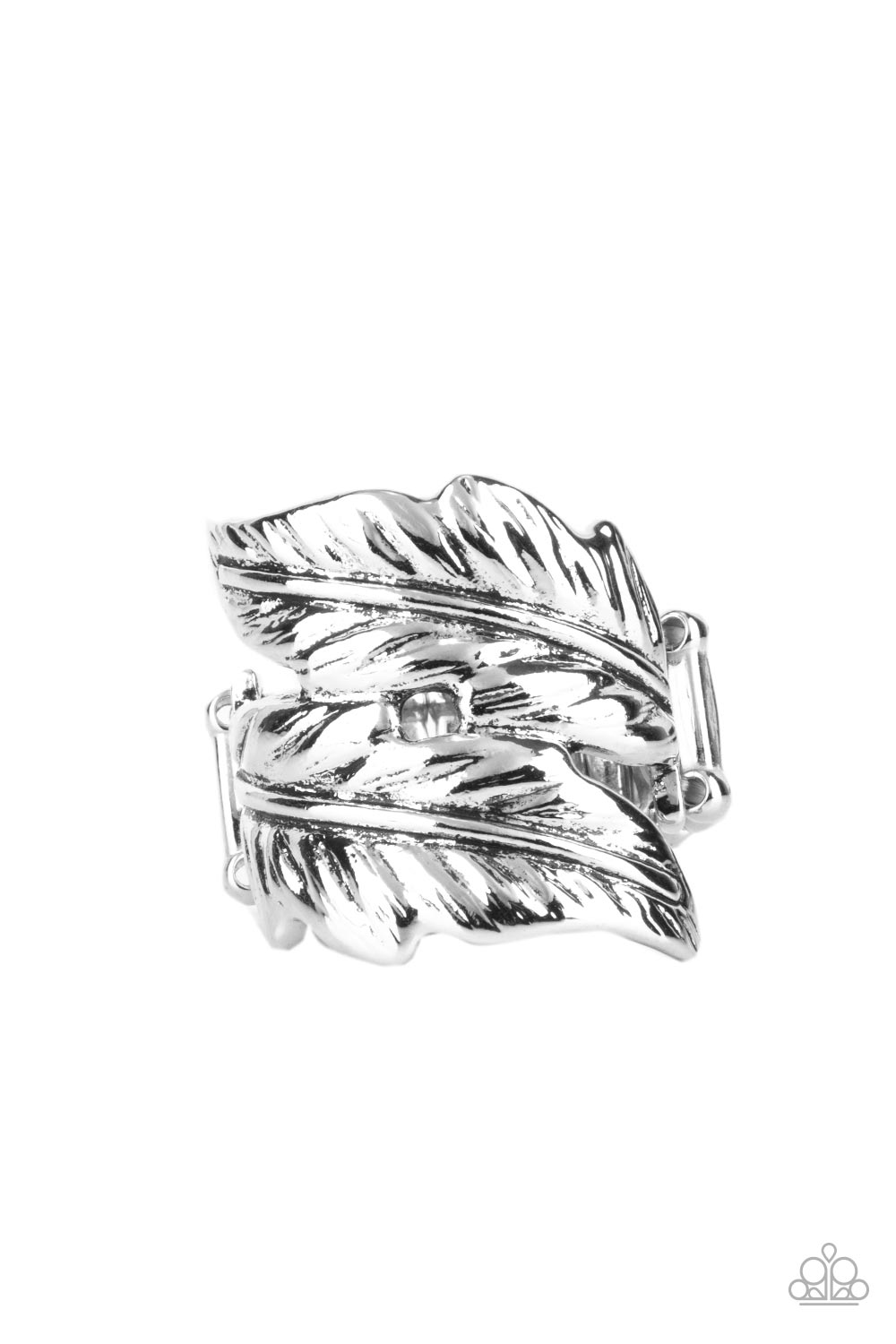 Inner FLIGHT Silver Ring Paparazzi Accessories 3D Jewelz