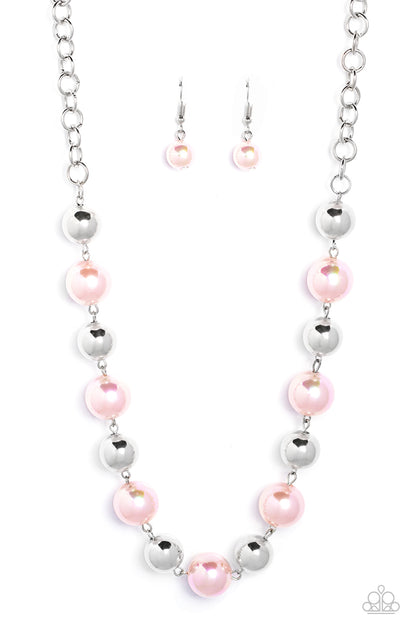 Dreamscape Escape Pink Necklace & Bracelet Set - Paparazzi Accessories