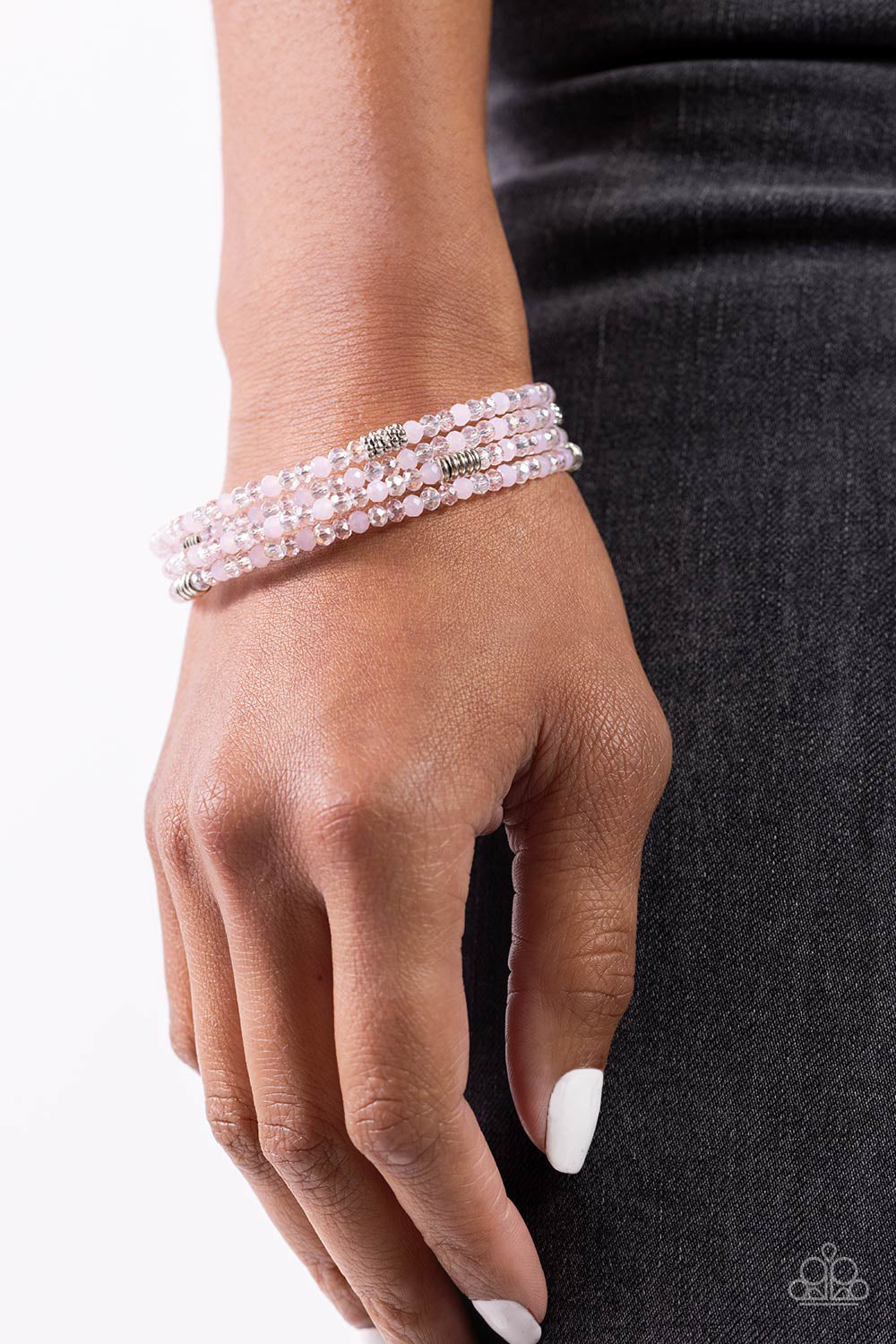 Pink wrap deals bracelet paparazzi