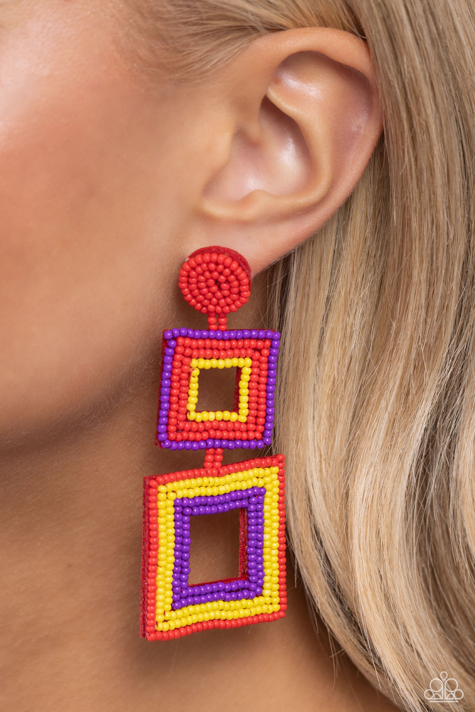 Red seed beads paparazzi outlet