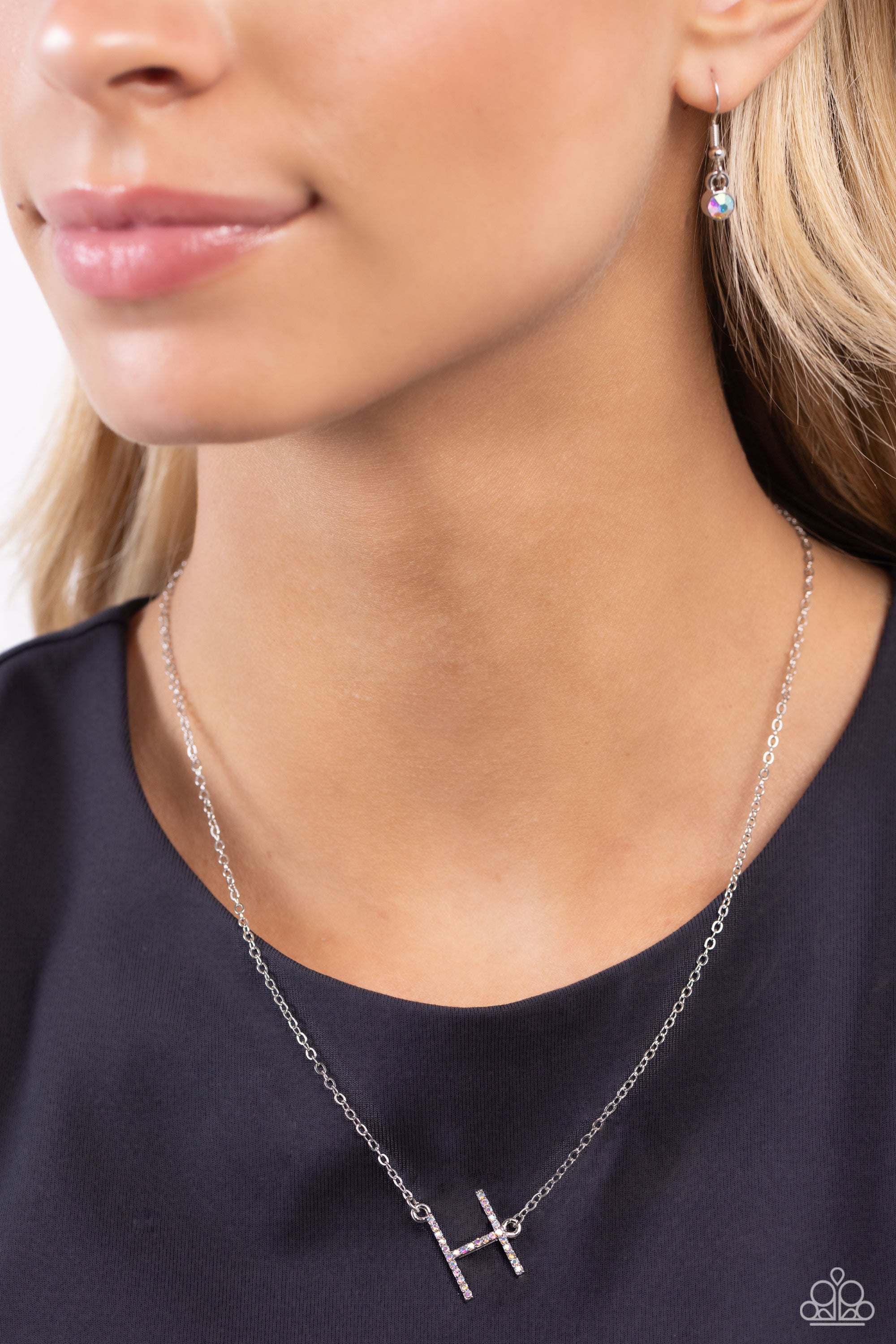 INITIALLY Yours Multi H Necklace Paparazzi Accessories 3D Jewelz