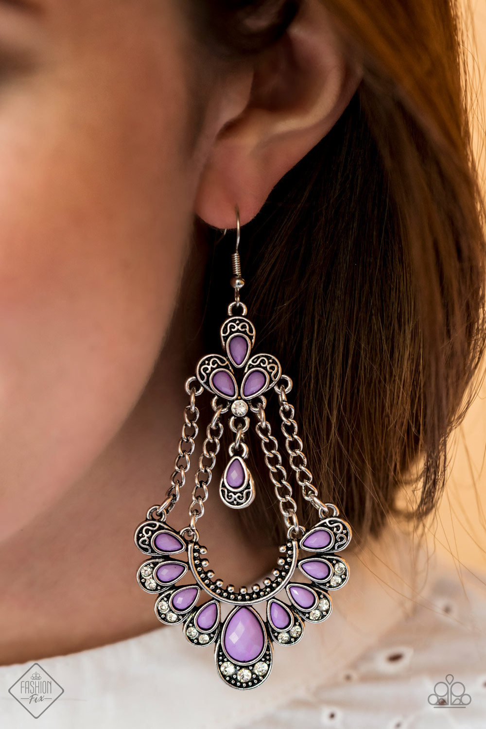 Glimpses of Malibu Purple Complete Trend Blend Fashion Fix Set July 2 3D Jewelz
